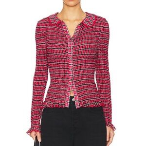 Free People Caught a Feeling Top | Size Small | Red Combo